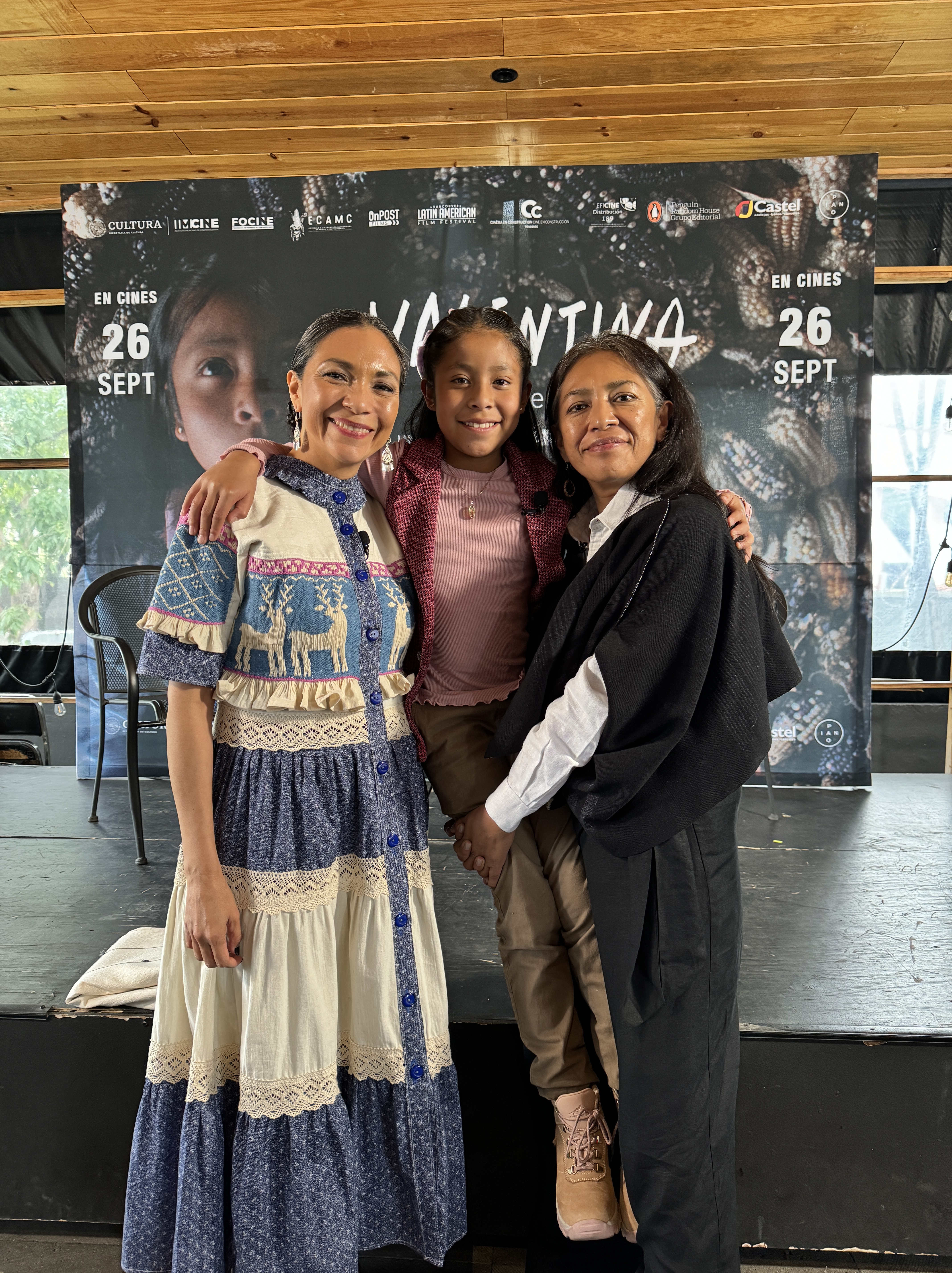 Myriam Bravo, Danae Ahuja Aparicio y Ángeles Cruz