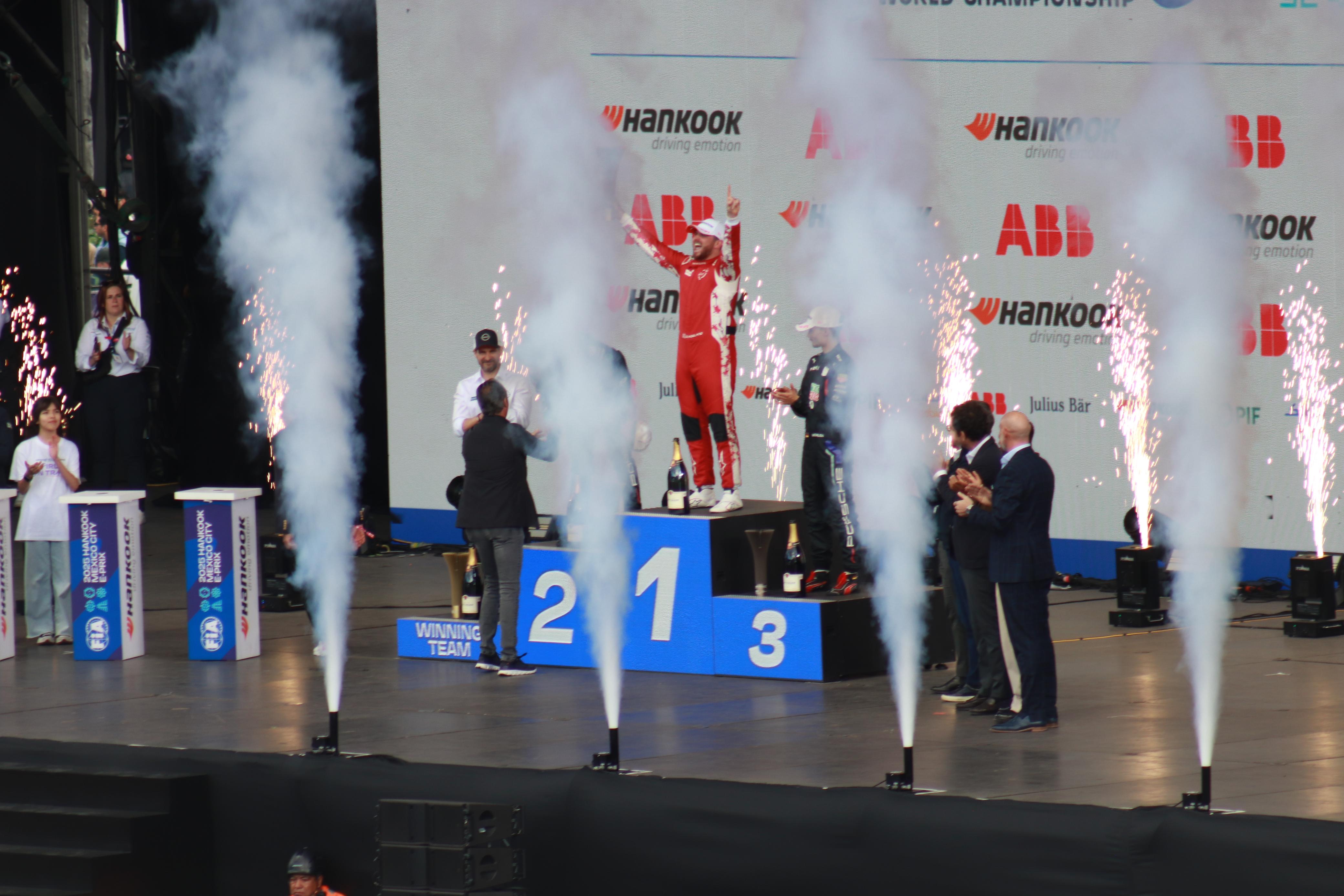 formula e podio mexico 2025