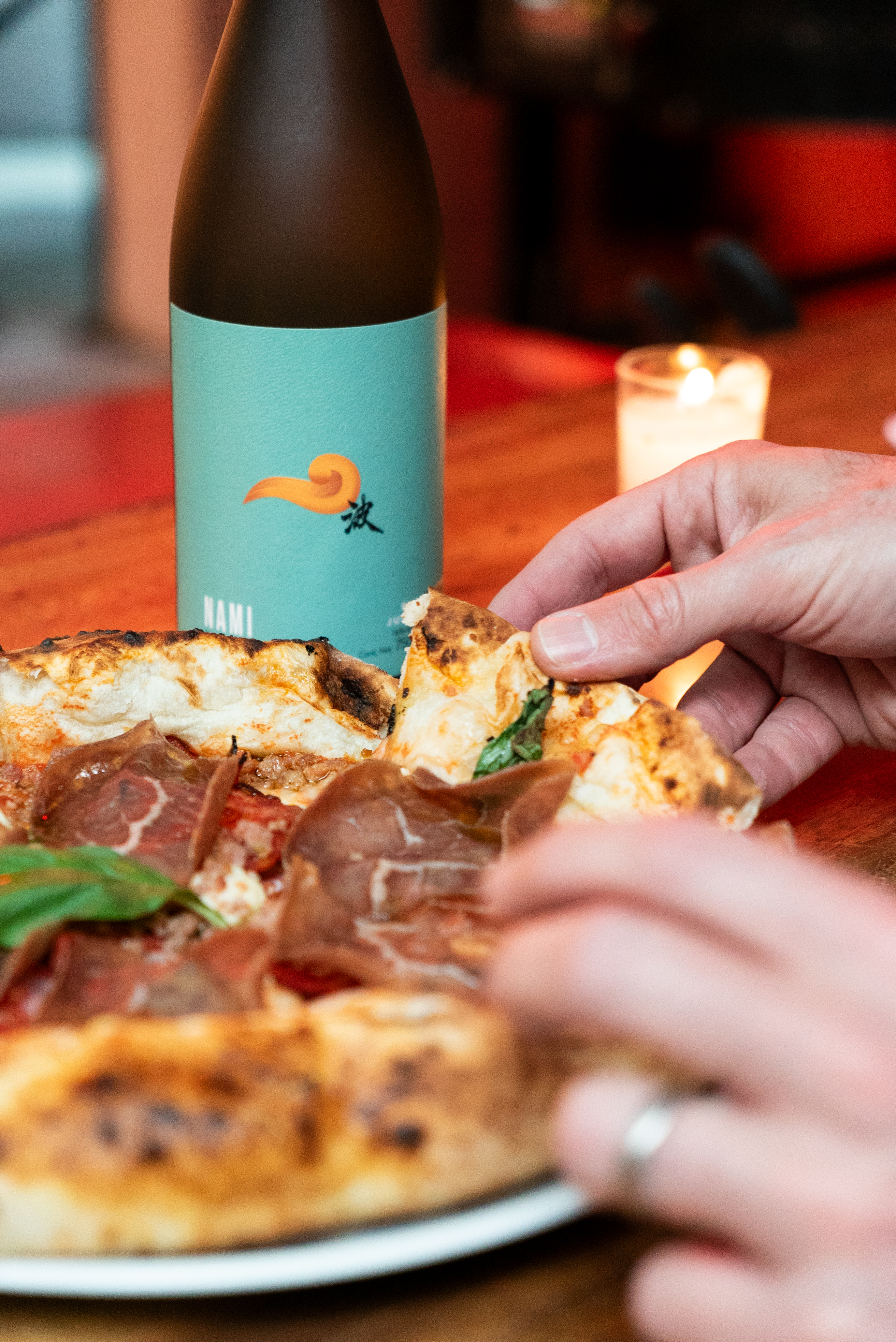 pizza y sake
