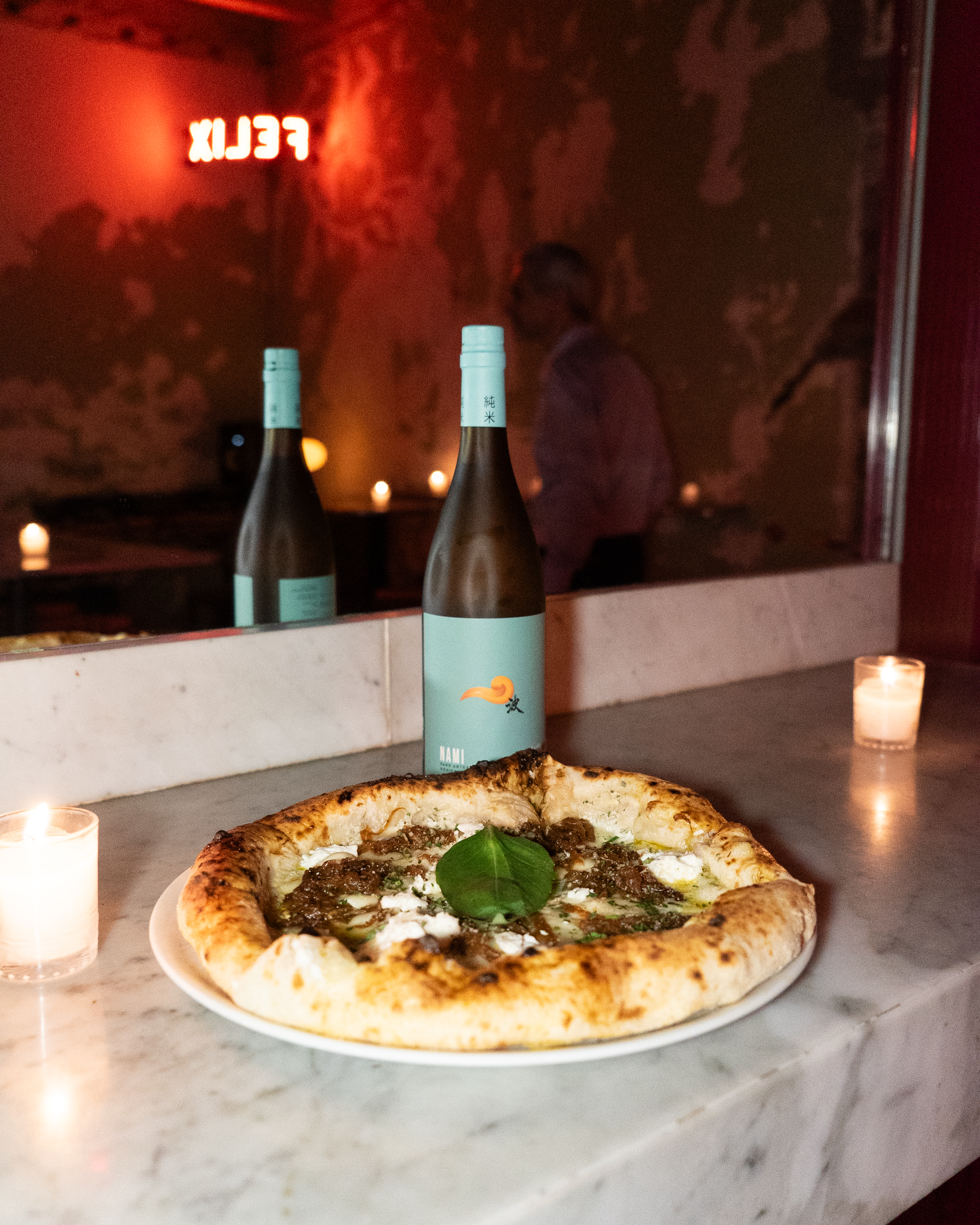 pizza y sake