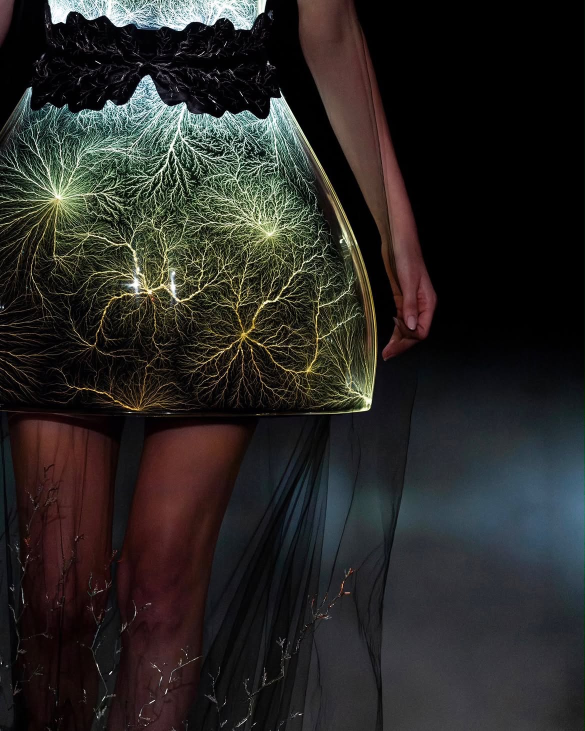 vestido de palsma paris fashio week 2026 iris van herpen