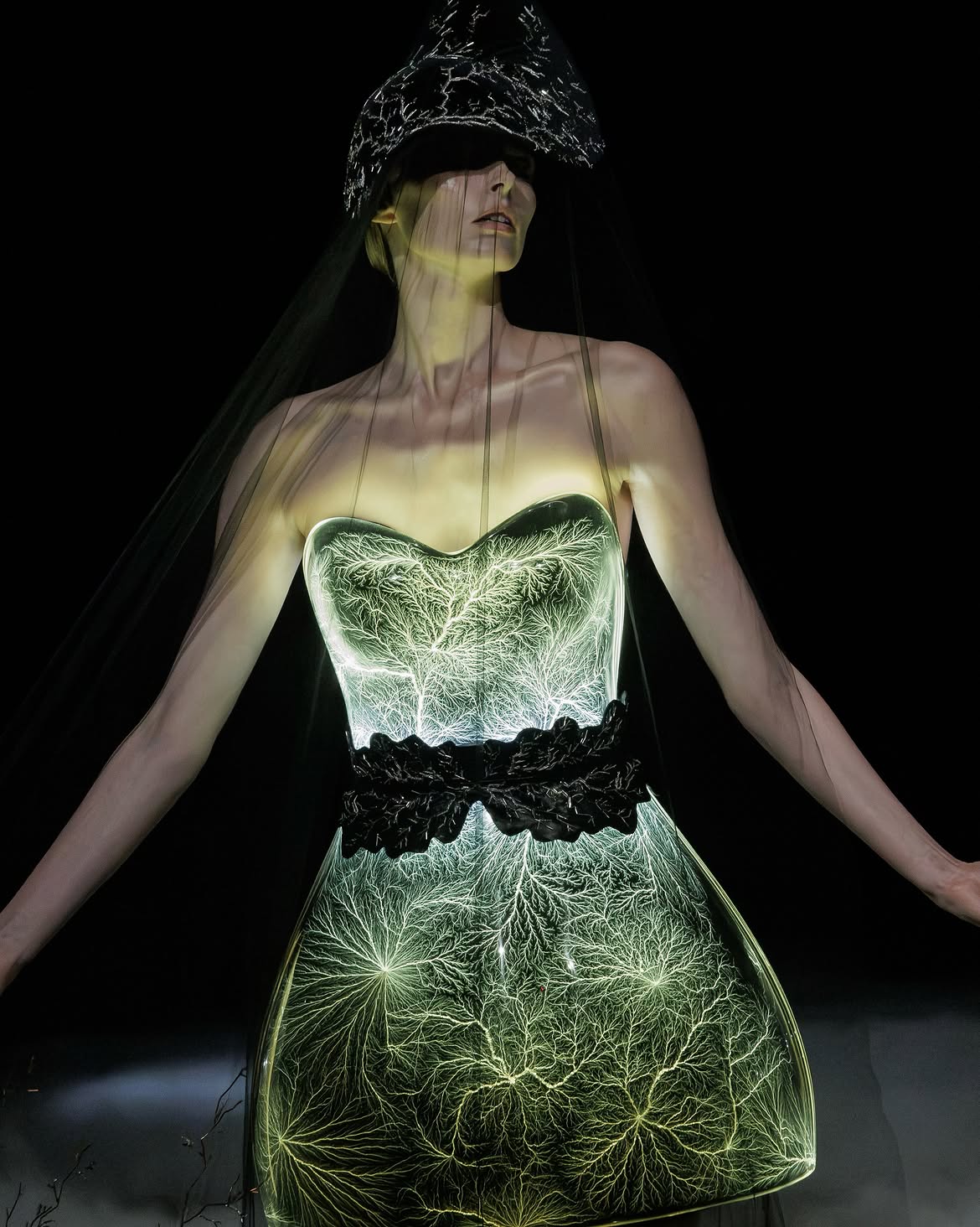 vestido de palsma paris fashio week 2026 iris van herpen